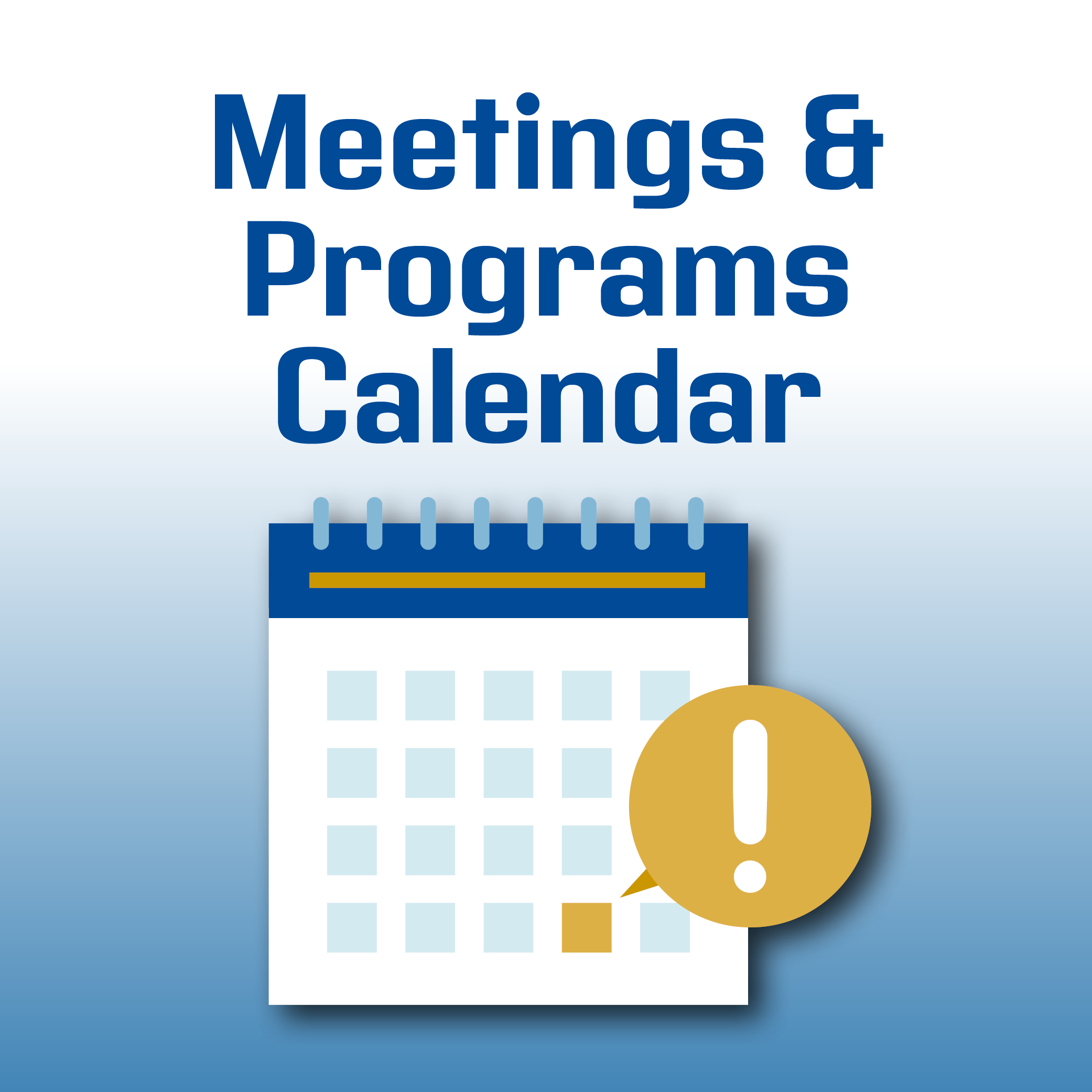 ACNS Meetings & Program Calendar